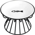 Raised Ceramic Cat Bowl Set by Wellbro