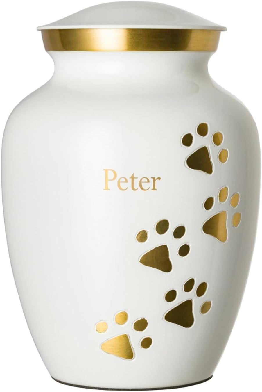 Pet Urn for Dogs and Cats with Personalized Laser Engraving