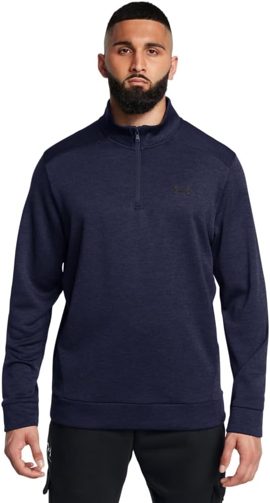 Under Armour mens Armour Fleece Twist Quarter Zip for Comfort