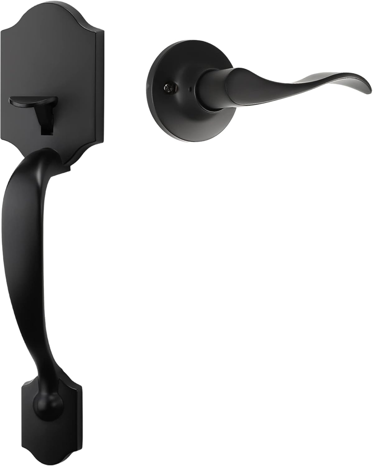 Upgrade Your Entryway with Goldenwarm Matte Black Door Handle