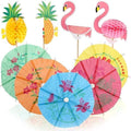 Tropical Drink Umbrella Picks - 90 PCS Party Decor