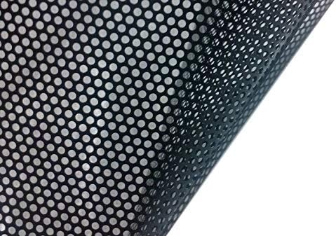 VViViD One-Way Perforated Black Vinyl Privacy Window Film