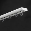 Ultra-thin Aluminum Curtain Track Ceiling Mounted Curtain Rail - Quiet
