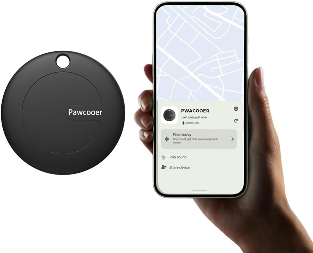Lost Item Bluetooth Tracker - Vanyuei Black