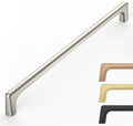 Set of 10 Brushed Nickel Cabinet Pulls for Kitchen Renovation