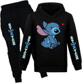 Girls Cartoon Hoodie Set Kids Princess Hooded Pullover Sweatshirt