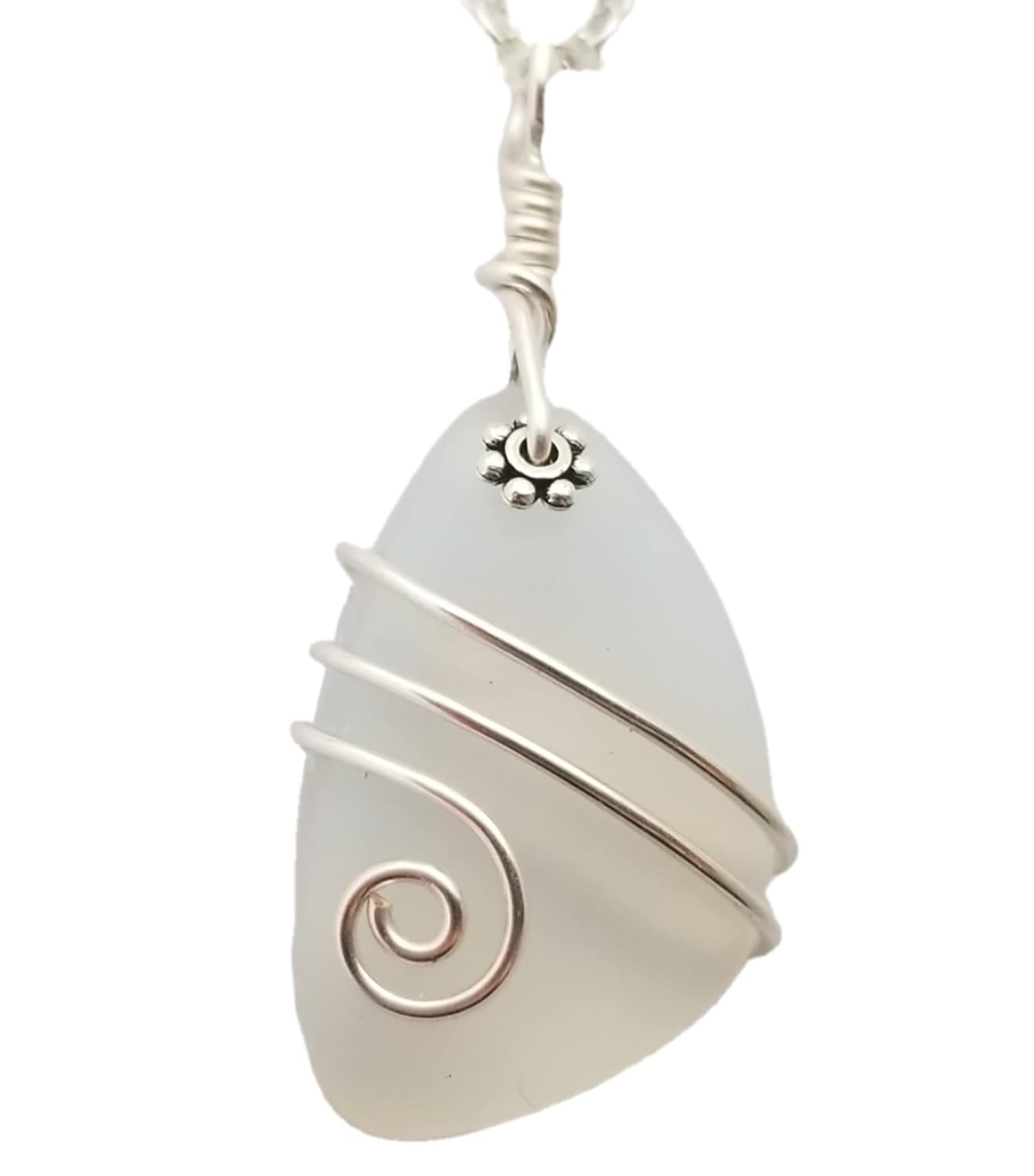 Handmade Sea Glass Necklace - Unique Hawaiian Ocean Jewelry