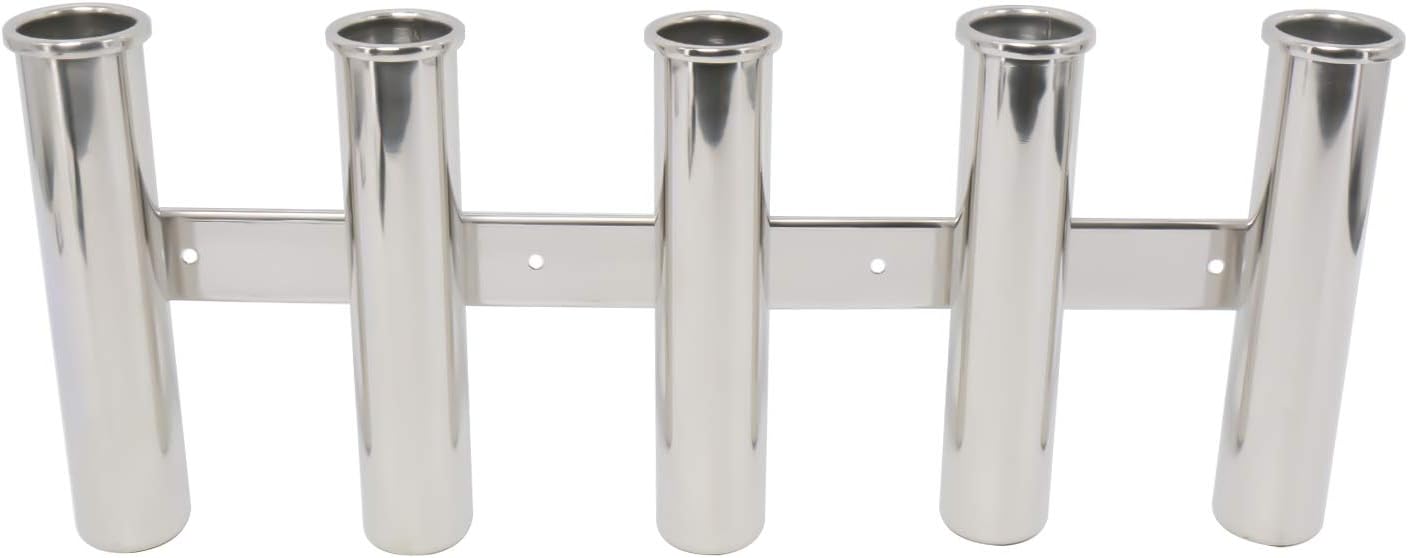 Amarine Made 5-Tube Stainless Steel Fishing Rod Rack