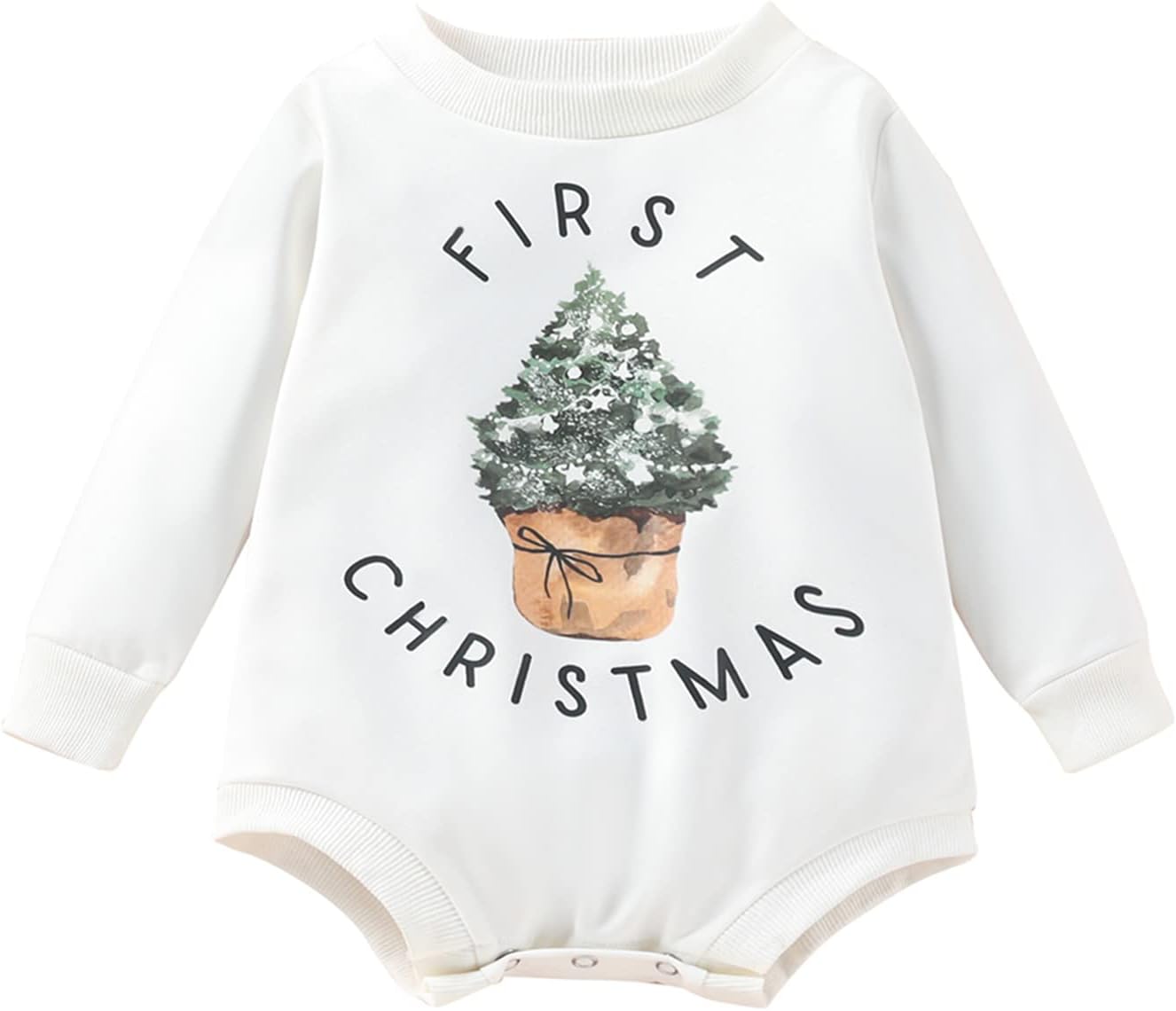 Fybitbo First Christmas Romper: Cozy Holiday Style