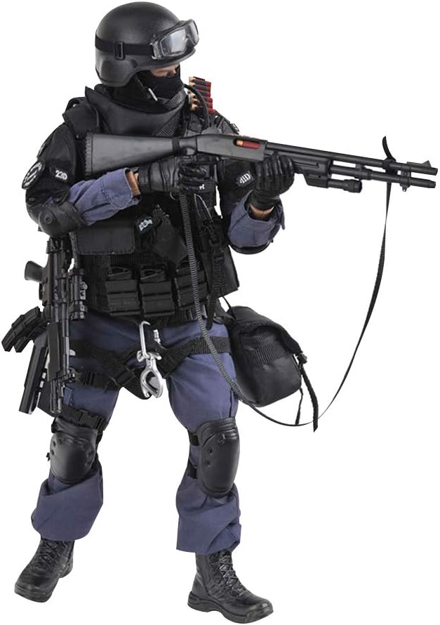 Highly Detailed 12in Special Forces Action Figure for Kids
