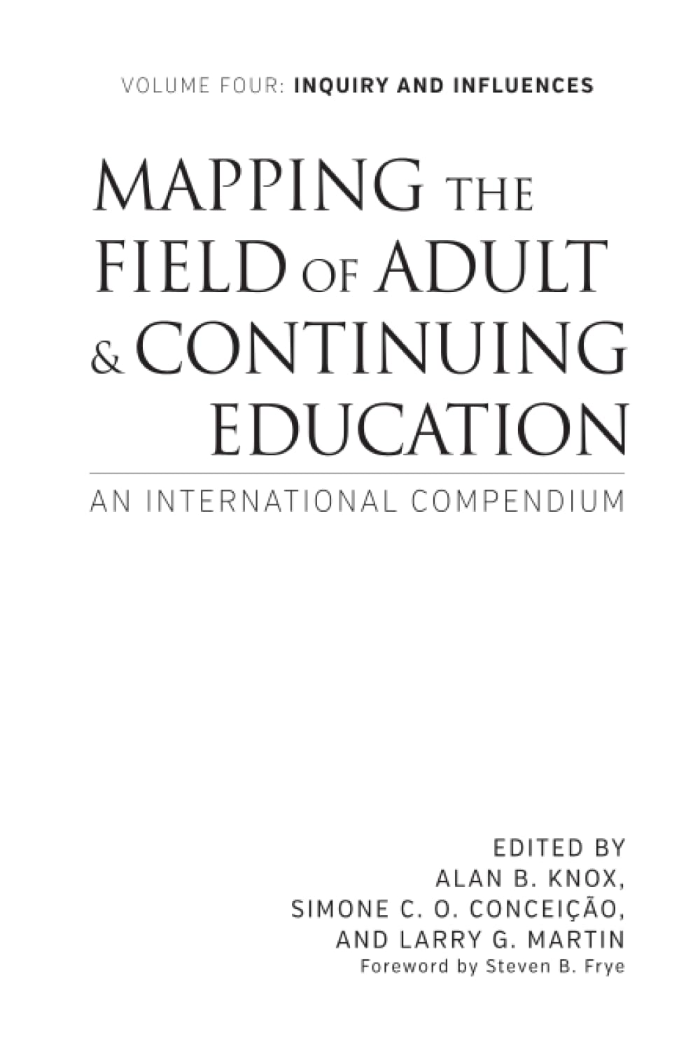 Mapping the Field of Adult and Continuing Education: Inquiry Insights