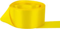 Ribbon Bazaar Double Faced Satin Ribbon 3-1/2in Daffodil - Premium