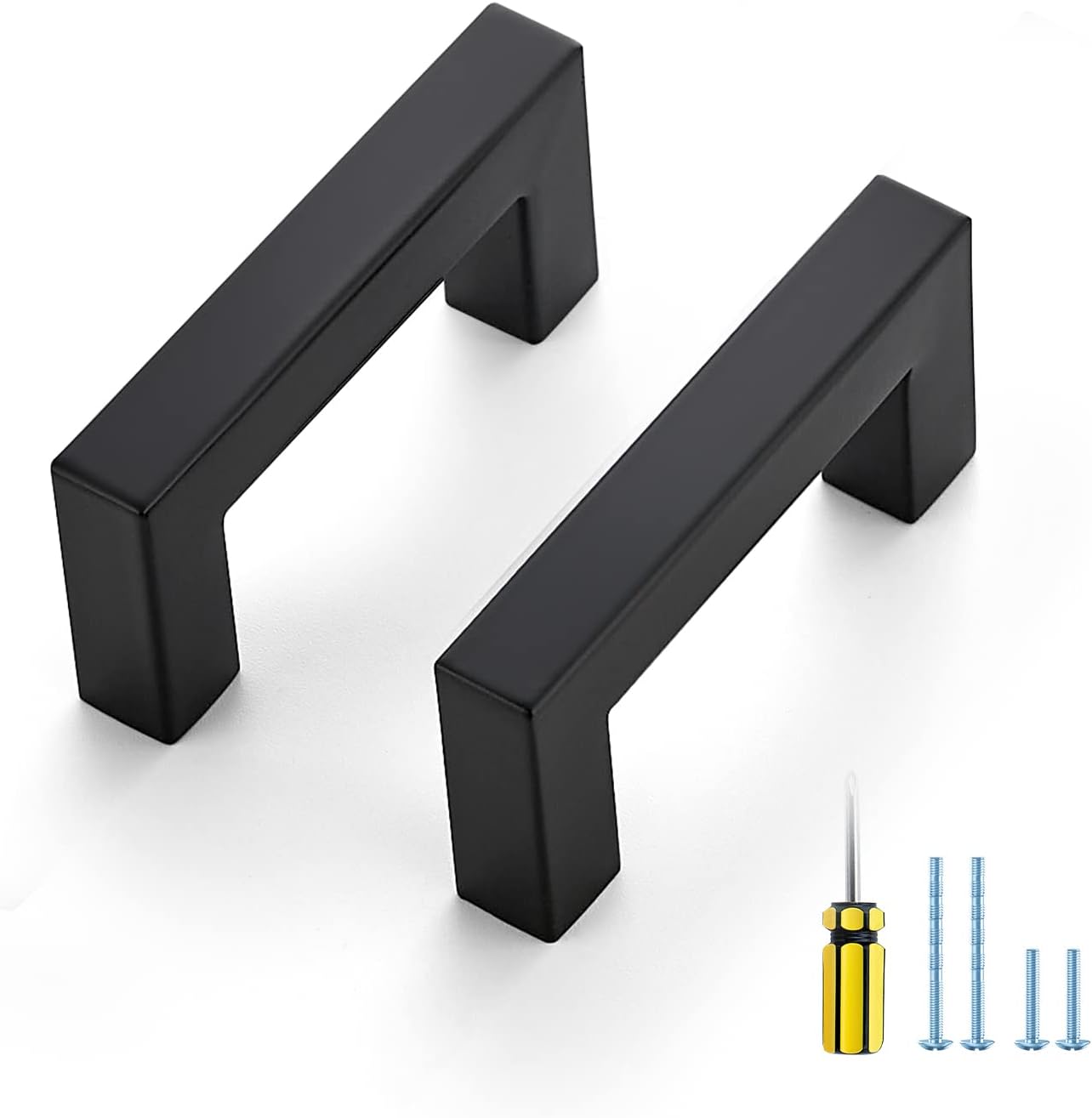 Ravinte 25 Pack Square Cabinet Pulls for Modern Kitchen Style