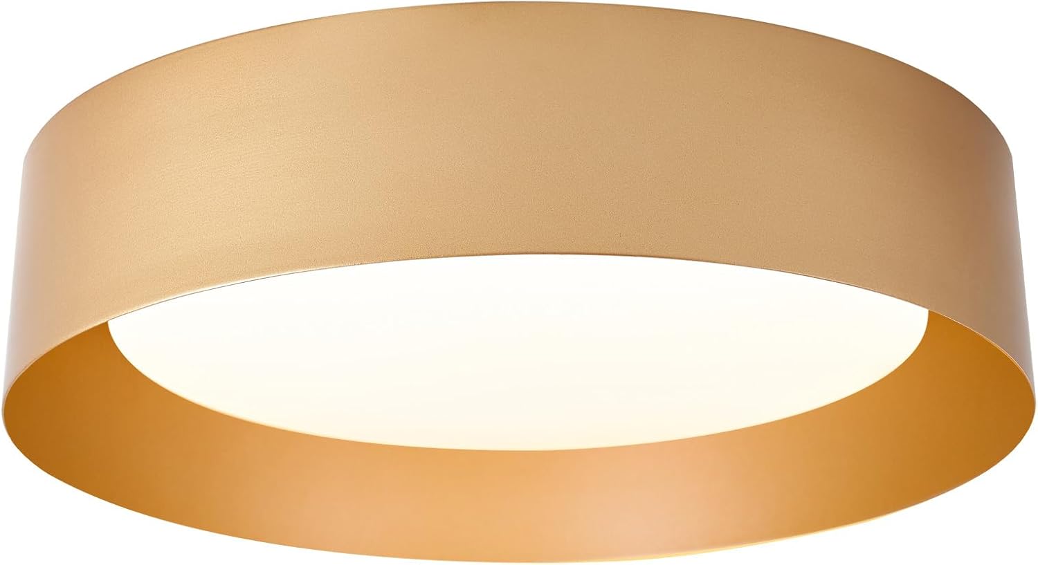 Bargeni Flush Mount Ceiling Light with Polished Gold Finish