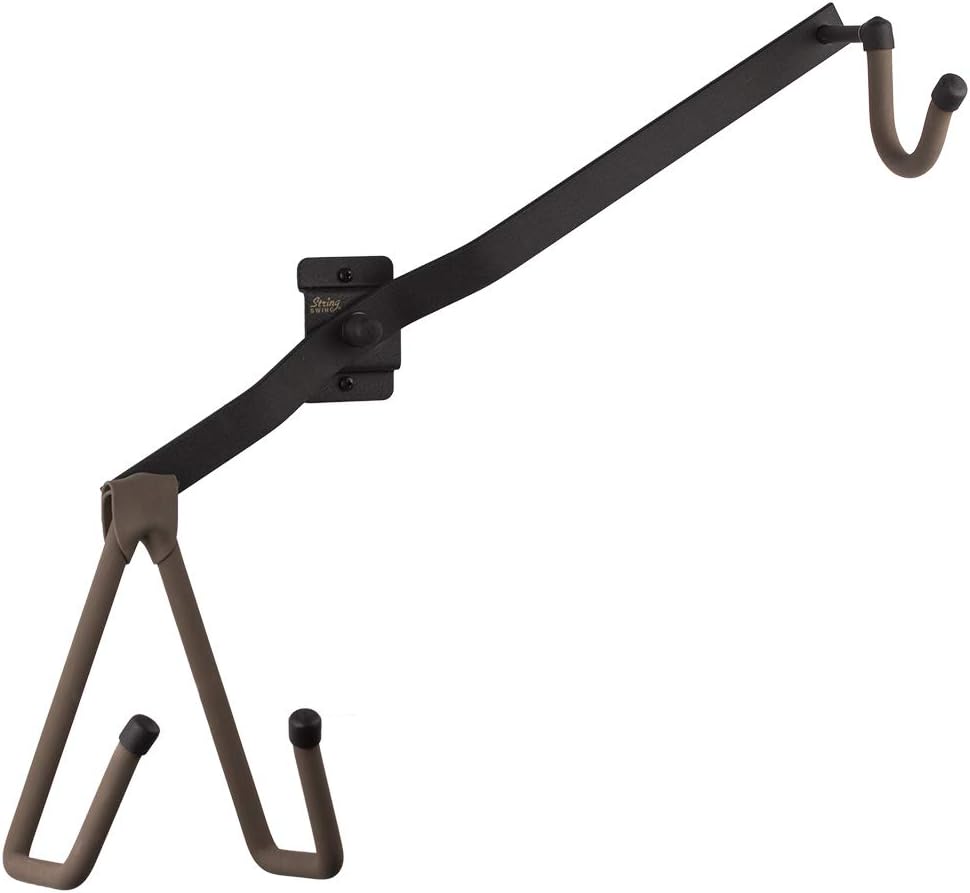 String Swing Horizontal Guitar Holder for Narrow Bodied Instruments