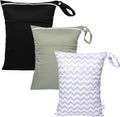 Waterproof Wet Bag Washable Reusable Wet Dry Bags 3 Pack - Keeps