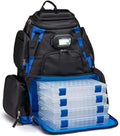Vexan Fishing Backpack with Tackle Boxes - Organized Storage