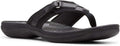 Clarks Womens Breeze Sea Flip-Flop - Lightweight Comfort for Everyday