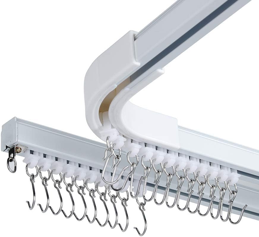 Effortlessly Transform Space with Curtain Rail System by SOLOKOS
