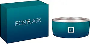 IRON FLASK Dog Bowl - Durable 64 Oz Stainless Steel Design
