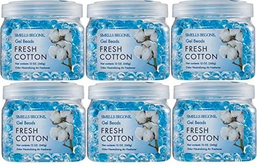 Odor Eliminator Gel Beads - Fresh Cotton Scent for 90 Days