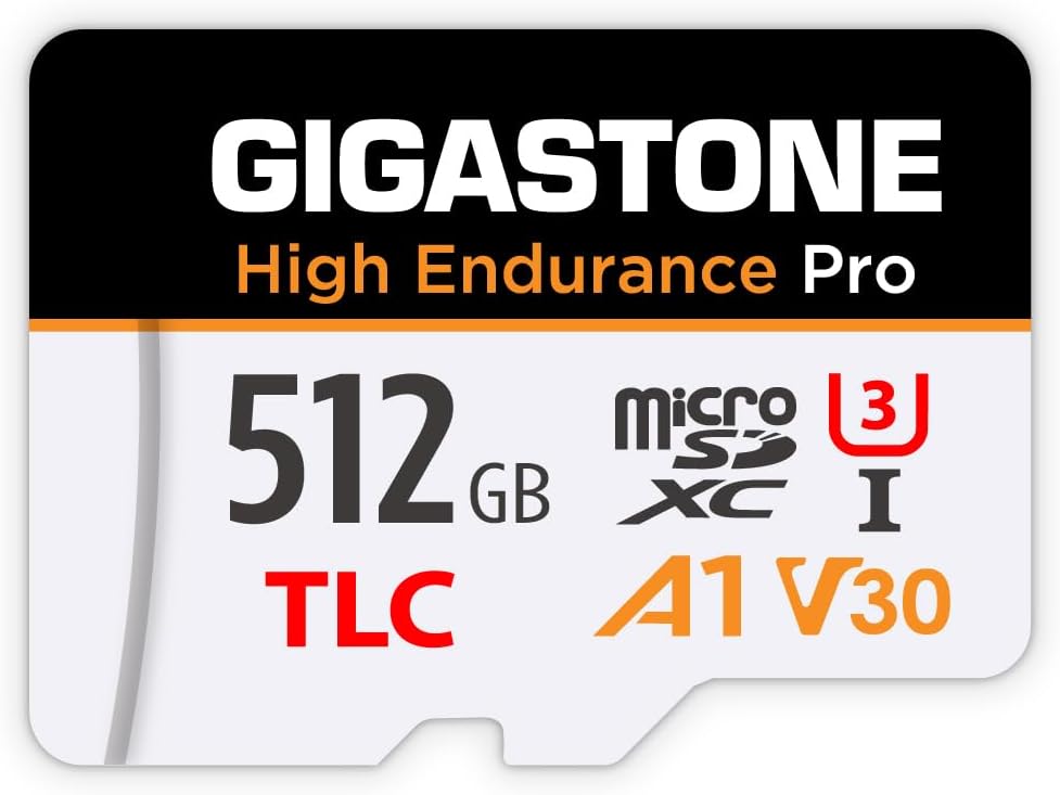 GIGASTONE 512GB Micro SD Card with 5-Yrs Free Data Recovery