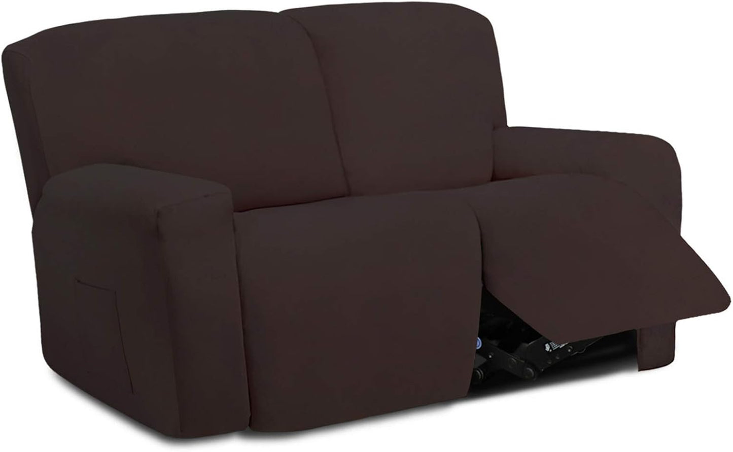 Easy-Going Microfiber Stretch Sectional Recliner Sofa Slipcover