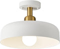 Modern Semi Flush Mount Ceiling Light - Mid Century Hallway Fixture