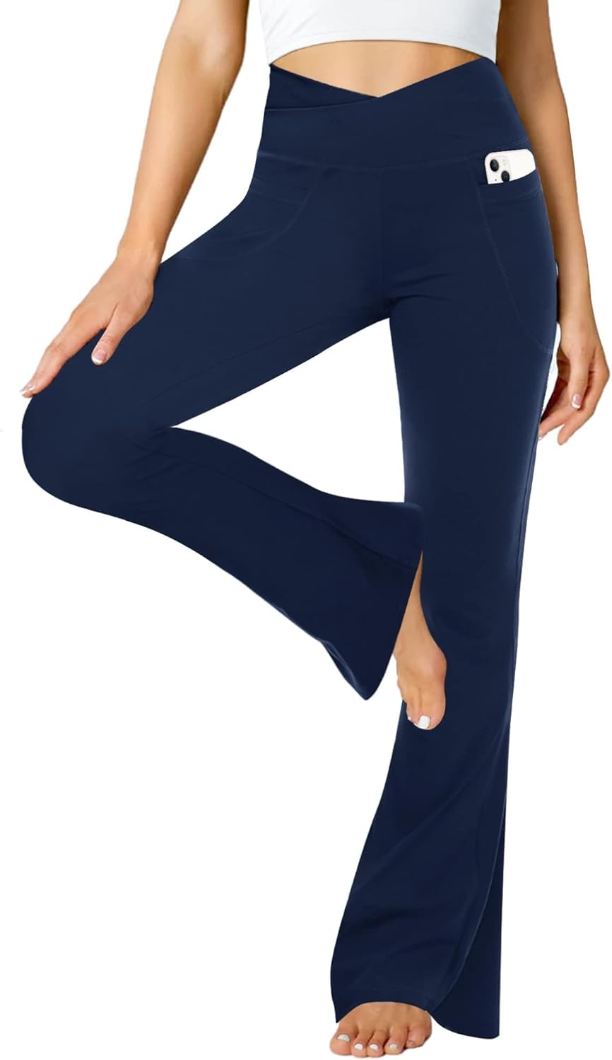 Flattering Bootcut Yoga Pants - ZOOSIXX