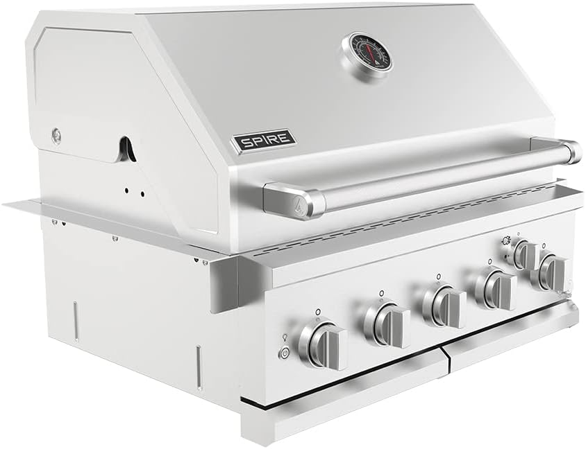 Spire Premium 5 Burner Built In Gas Grill Island Head Review
