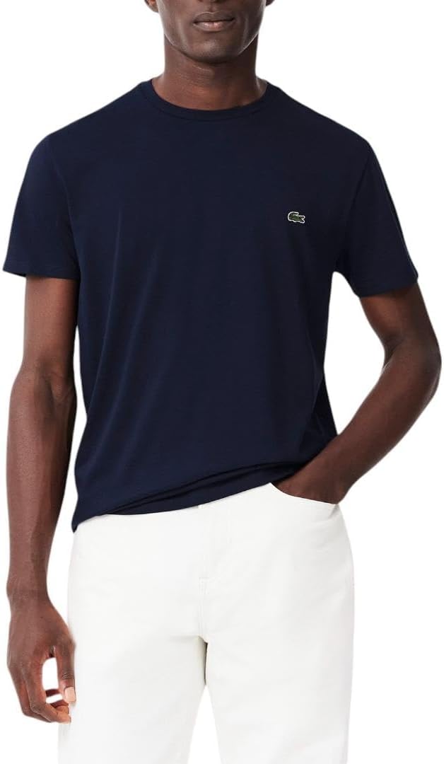 Lacoste Men's Short Sleeve Pima Jersey Crew Neck Tee Review