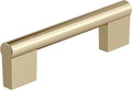Amerock Versa 3-3/4 in Center-to-Center Golden Champagne Pull - Pack
