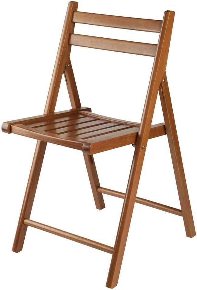 Winsome Teak Folding Chairs Set - Stylish & Space-Saving