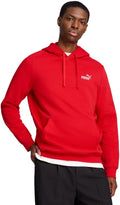 PUMA mens Essentials Logo Fleece Hoodie - Comfortable Everyday Fit