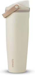 Owala FreeSip Sway 40-oz Stainless Steel Water Bottle in Tan