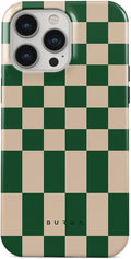 iPhone 13 Pro Case for Women - Cute Checkered Dual-Layer Protection