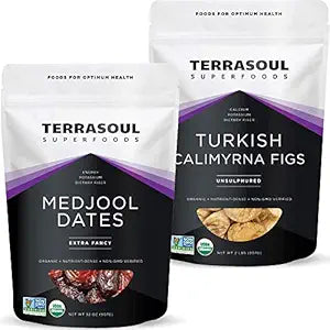 Organic Medjool Dates and Turkish Figs Bundle for Healthy Snacking