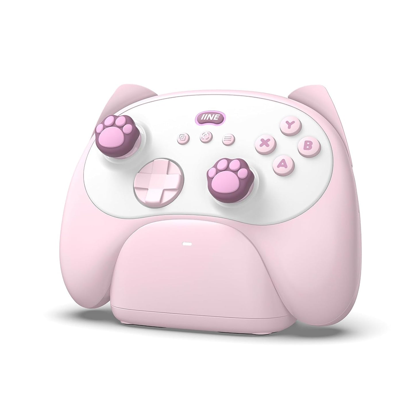 IINE Wireless Controller with Charging Dock for PC and Switch