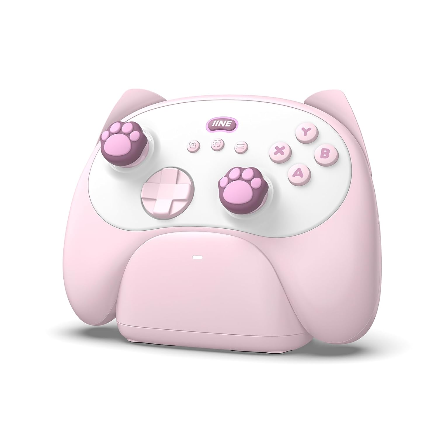 IINE Wireless Controller with Charging Dock for PC and Switch