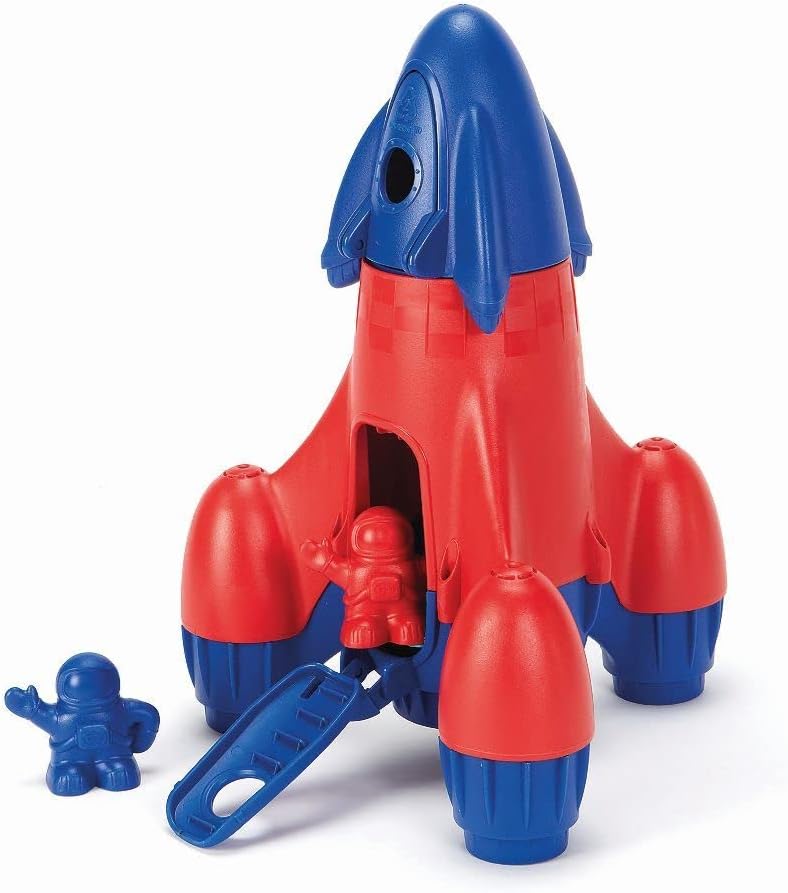 Imaginative Space Adventure with Green Toys Rocket Set