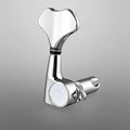 Gotoh Compact Bass Tuner Chrome - Precision 20:1 Gear Ratio