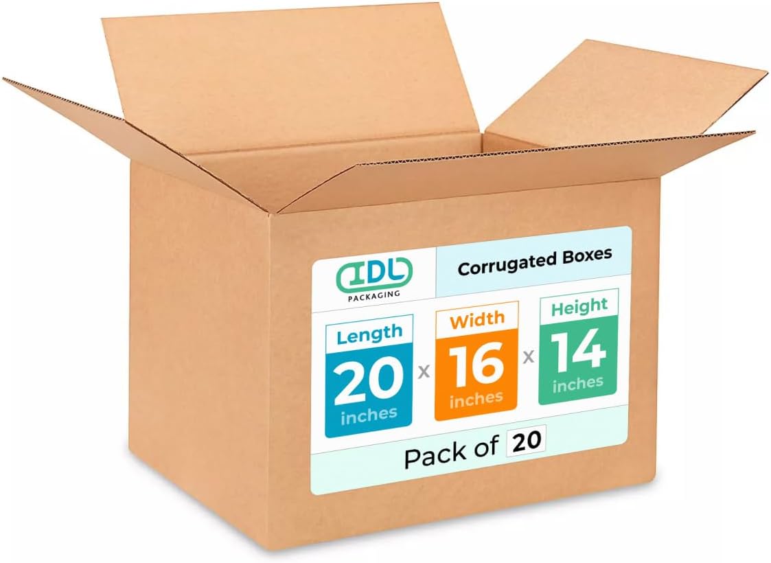 Large Shipping & Moving Boxes - Extra Strength for Safe Transport