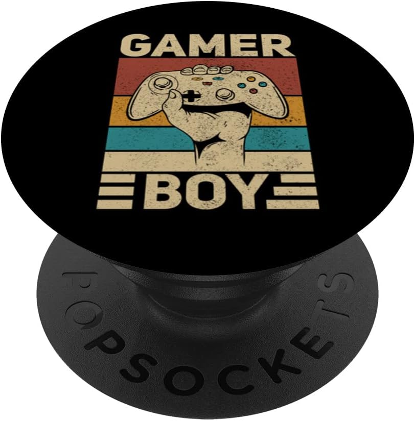 Retro Gamer PopGrip for Teen Boys