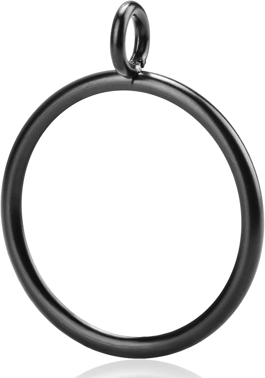 Set of 30 Black Curtain Rings - Fits 1.4-Inch Rods!