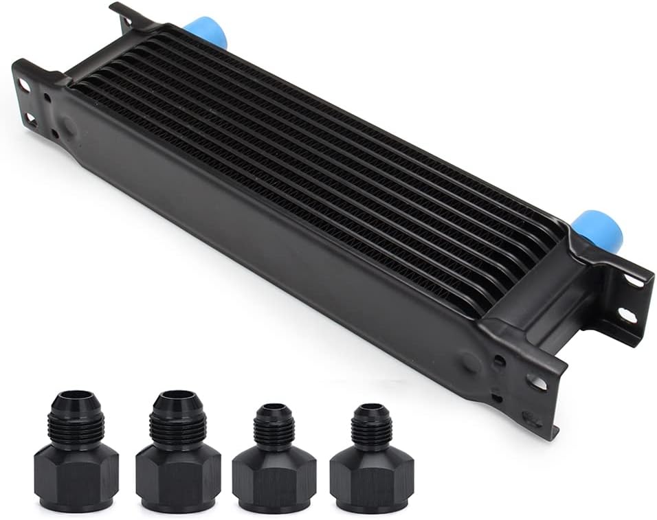 10 Row Transmission Oil Cooler Kit for Enhanced Engine Performance