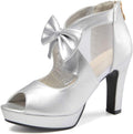 GATUXUS Open Toe Women Platform High Heel Shoes - Elegant Strappy