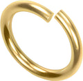 14K Gold Jump Lock Ring 7.3mm 19 Gauge - Secure Click Lock