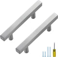 Ravinte 40 Pack Cabinet Handles 3 in Brushed Nickel - Durable Kitchen