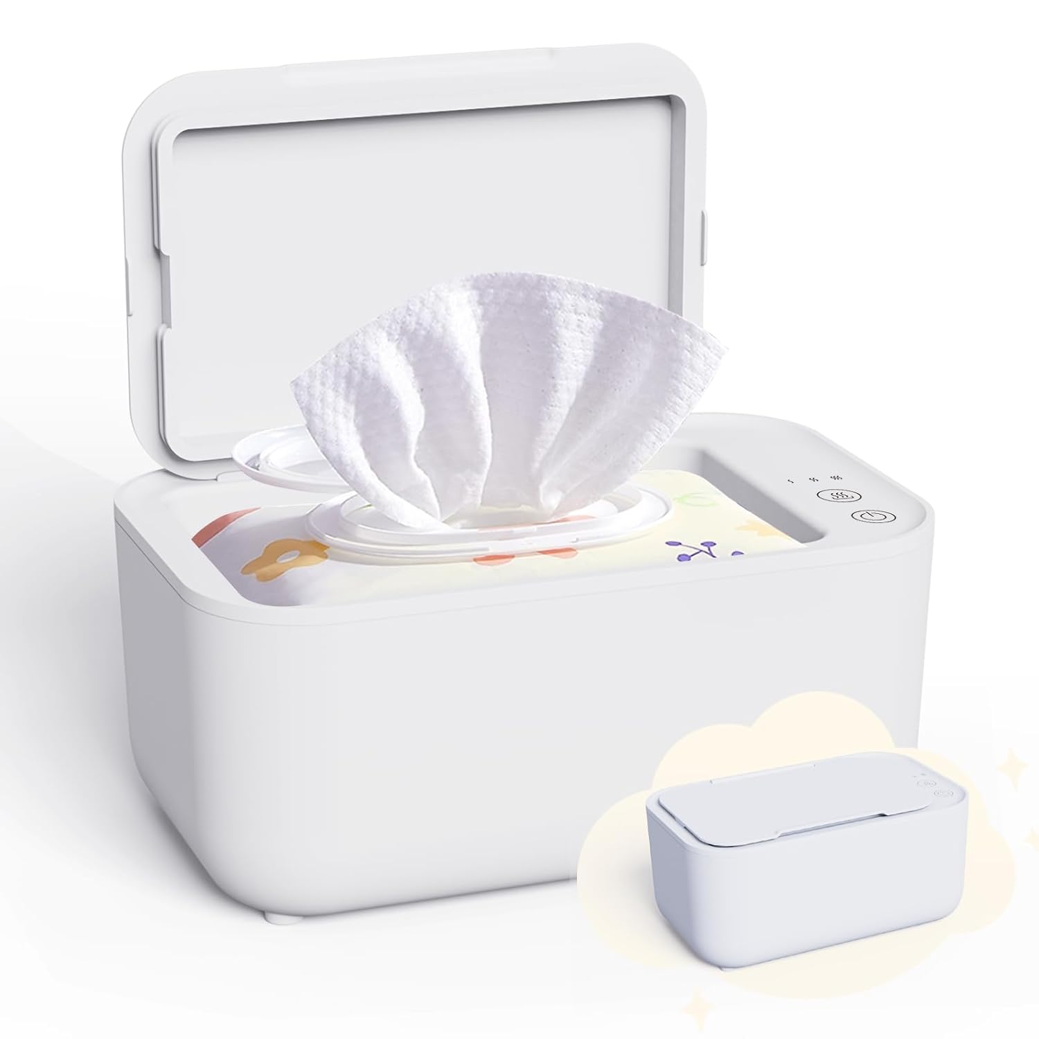Portable Baby Wipe Warmer - Evenly Heated
