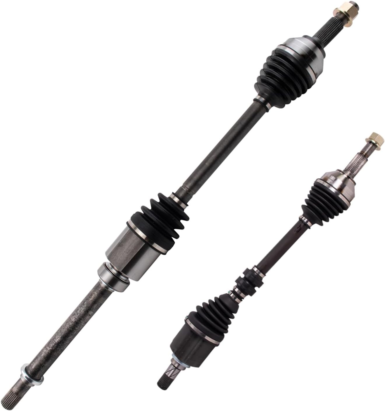 TRQ Front CV Axle Shaft Assembly Set for Nissan Juke 2011-2017